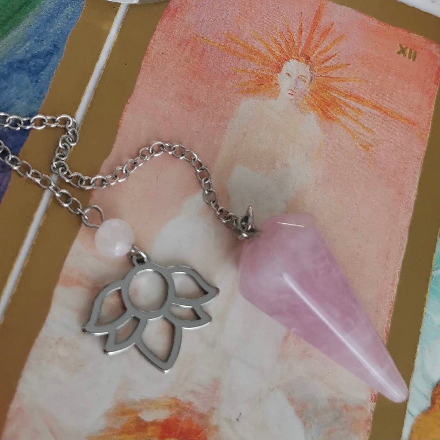 Pendule Quartz Rose
